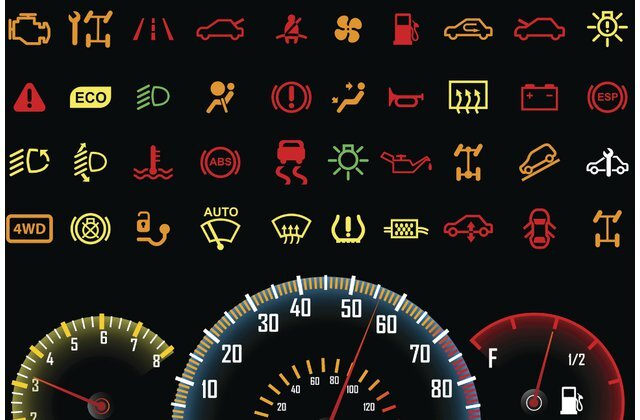 A Warning Foldaway Reflective Road Hazard Warning Triangle Isolated on A Warning Foldaway Reflective Road Hazard Warning Triangle Isolated on